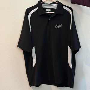 Black Dodgers polo. Men’s large. Never worn.